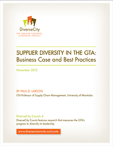 Supplier Diversity in the GTA